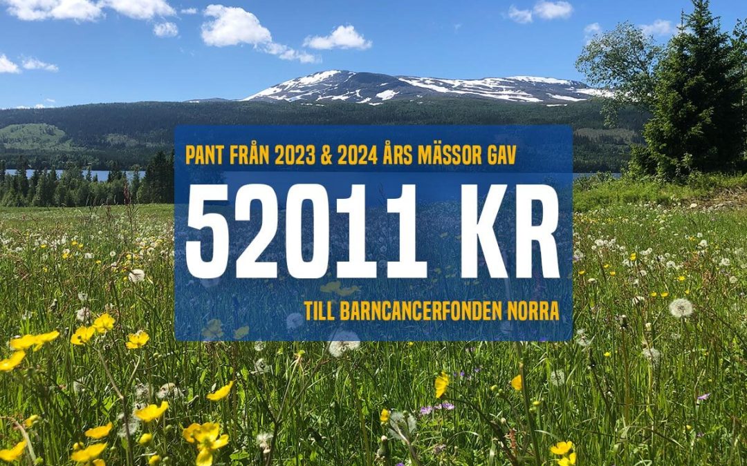 Bidrag till Barncancerfonden Norra
