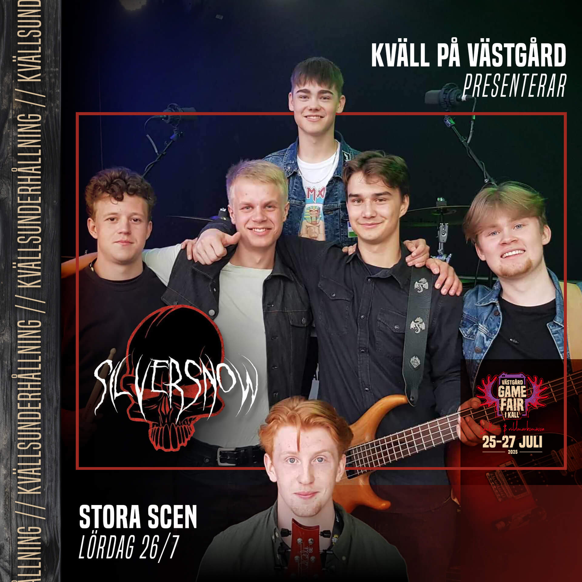 Silversnow – Live lördag 26/7