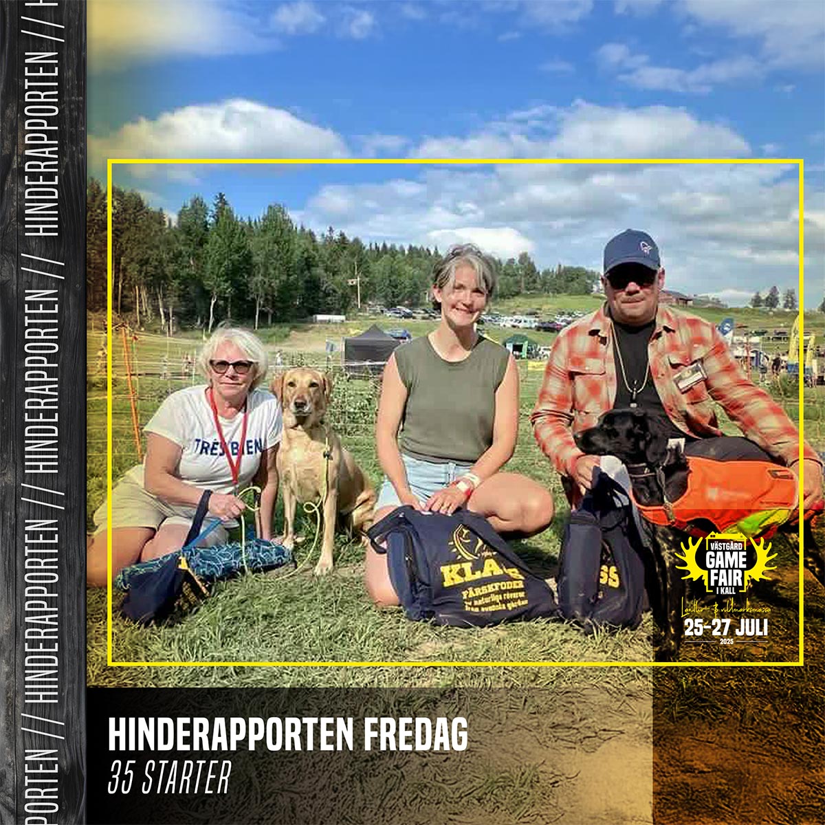 Hinderapporten Fredag 2025