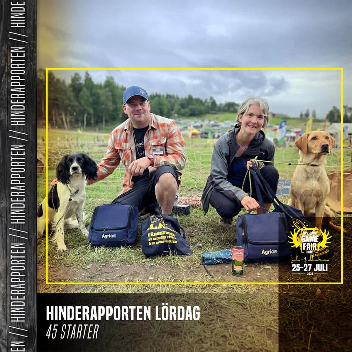 Hinderaporten Lördag 2025
