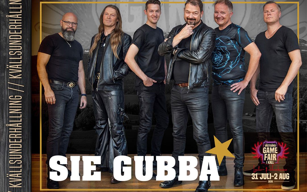 Sie Gubba – Live fredag 31/7