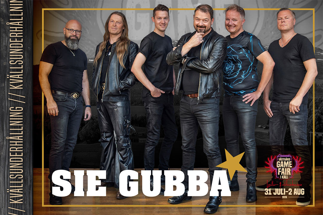 Sie Gubba – Live fredag 31/7